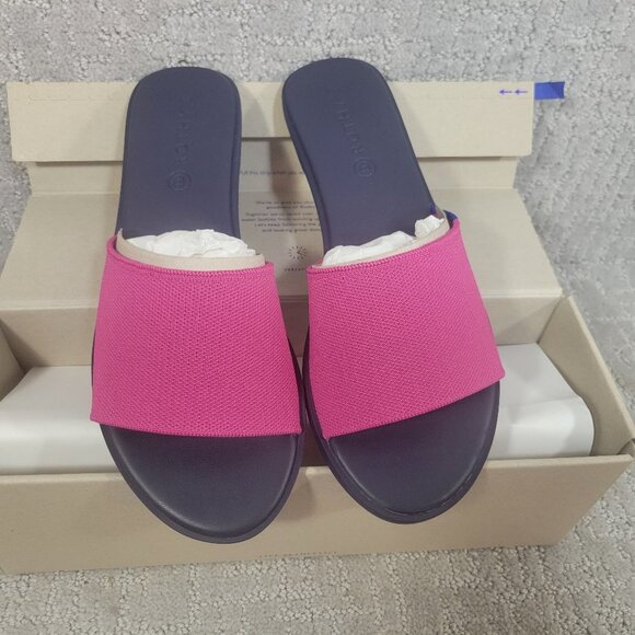 Rothy's The Slide Lotus Flat Sandals Women's Size US 7.5, 8.5, 9, 9.5,10 - Picture 1 of 10